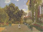 Claude Monet Artist s House at Argenteuil  gggg oil on canvas